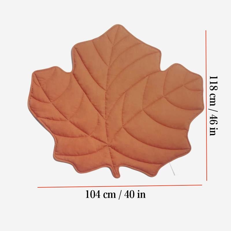 Leaf-Shaped Multi-Functional Pet Mat – Plush view 2