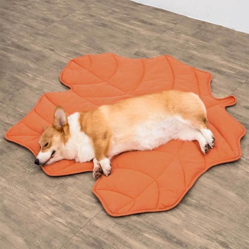 Leaf-Shaped Multi-Functional Pet Mat – Plush view 3