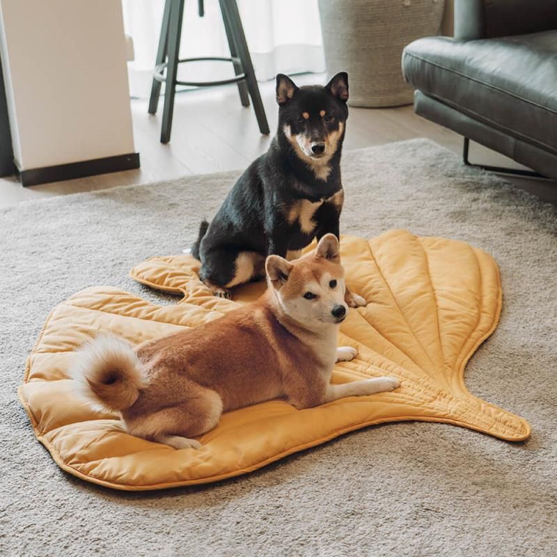 Leaf-Shaped Multi-Functional Pet Mat – Plush view 13