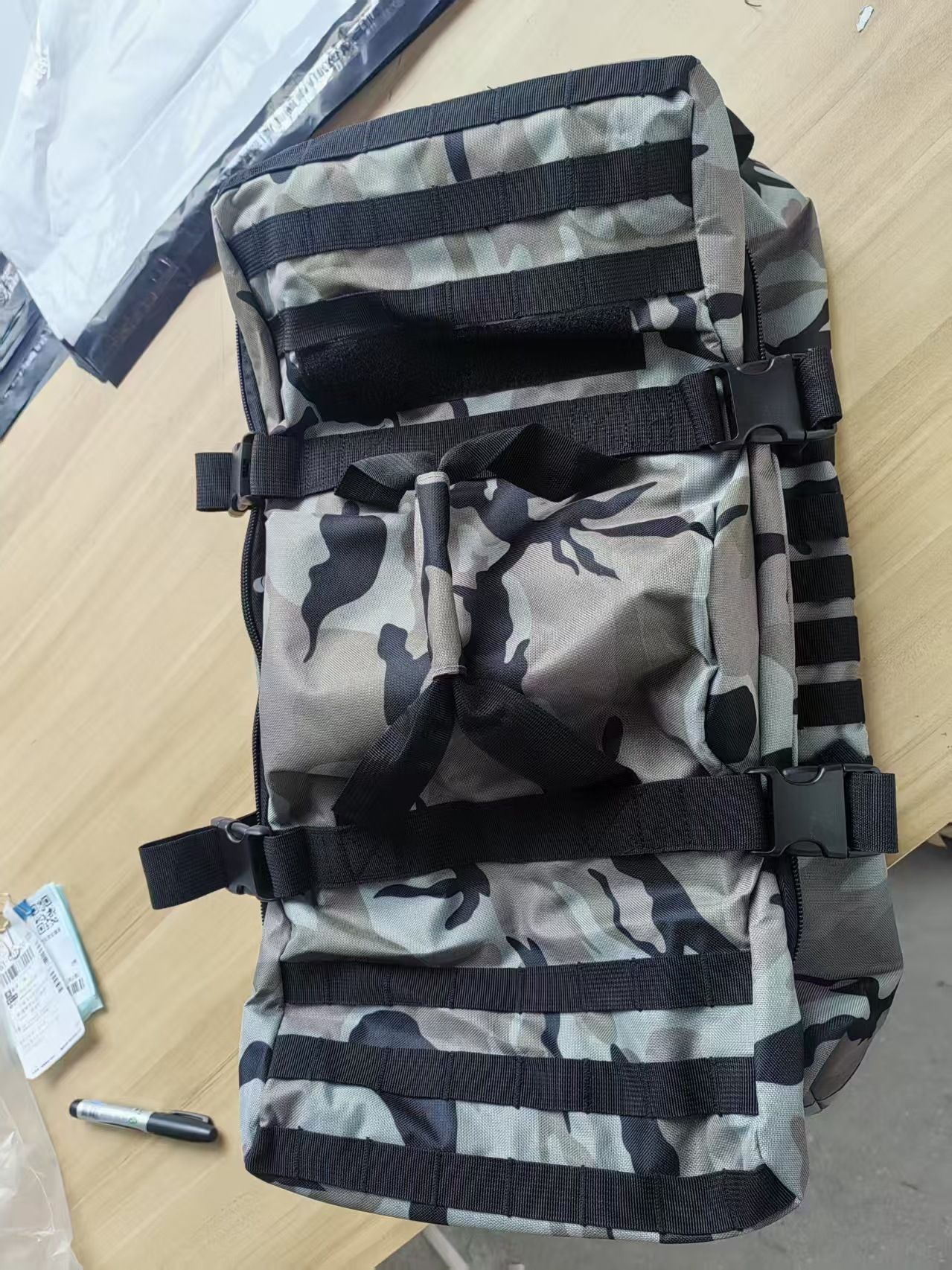 Versatile Tactical Duffle Bag with Convertible Backpack Straps view 8