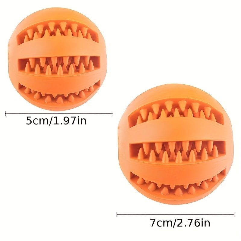 Interactive Dog Chew Toy for Small Breeds - Durable Rubber Treat Dispensing view 6
