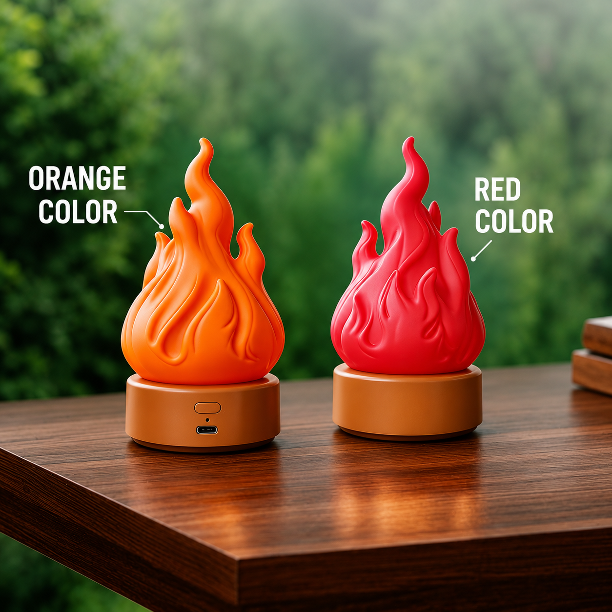 Bring the cozy, flickering charm of a realistic flame to any space with this view 5