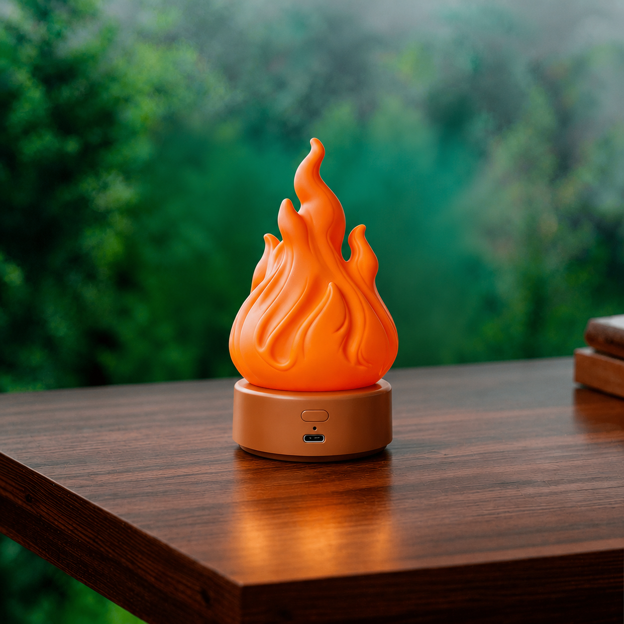 Bring the cozy, flickering charm of a realistic flame to any space with this view 8
