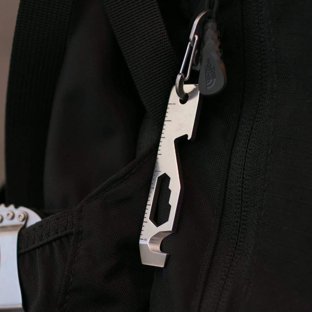 Ten-in-One Mini Portable Multi-Tool Keychain Accessory for Daily EDC Tasks view 4