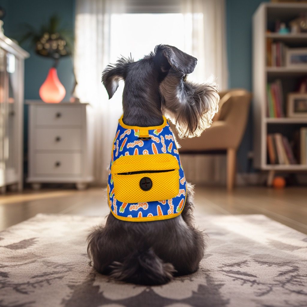 Adventure-Ready Pet Vest Harness with Matching Poop Bag Carrier – Breathable view 13