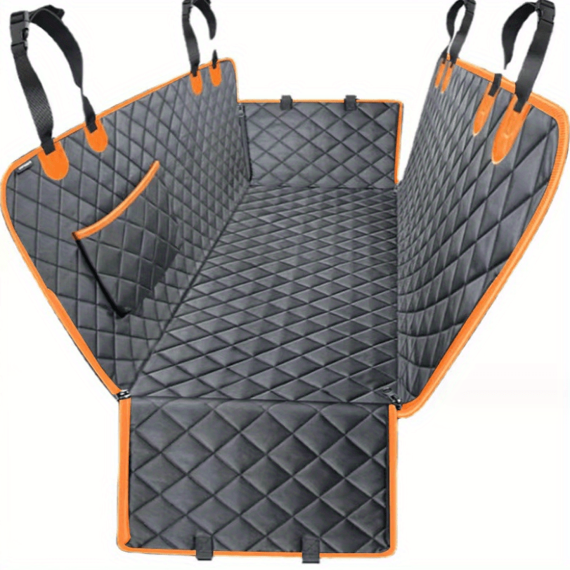 100% Waterproof Pet Car Seat Cover Hammock – Heavy-Duty 600D Scratch-Resistant view 3
