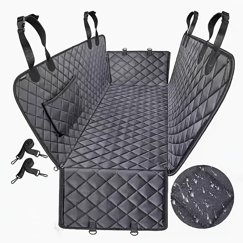 100% Waterproof Pet Car Seat Cover Hammock – Heavy-Duty 600D Scratch-Resistant view 2