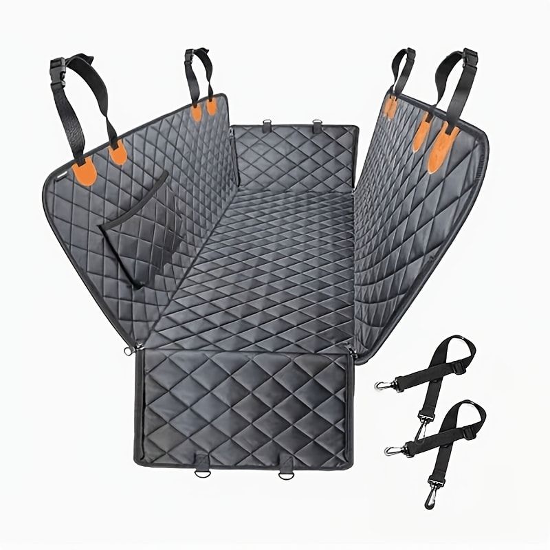 100% Waterproof Pet Car Seat Cover Hammock – Heavy-Duty 600D Scratch-Resistant view 3