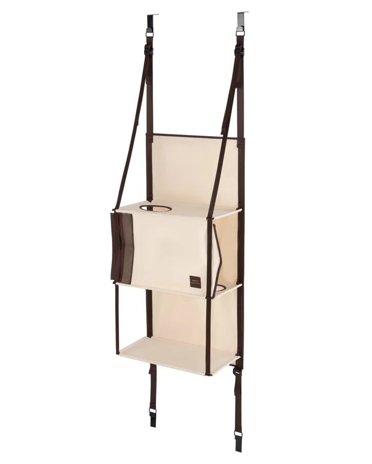 Space-Saving Over-the-Door Cat Hammock with Three Cozy Tiers view 7