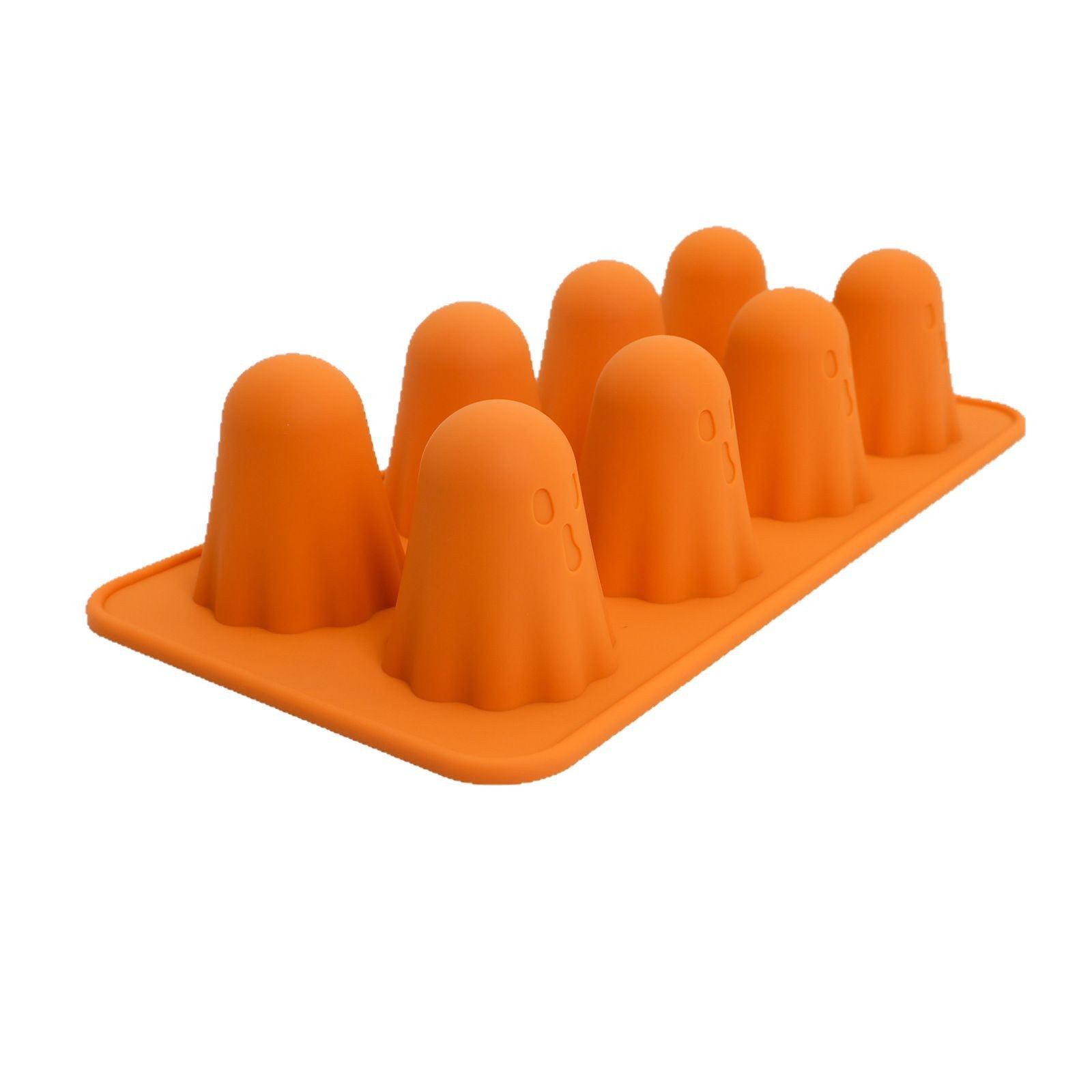 Spooky Halloween Ghost Silicone Mold – Create 8 Adorable Ghost-Shaped Chocolates view 6