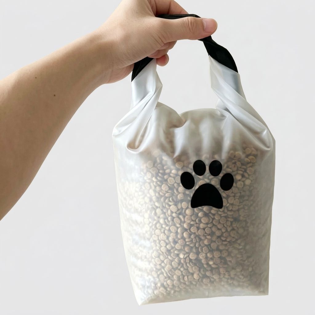 Portable Pet Food Travel Storage Bag Roll-Top Sealed Moisture-Proof Food view 6
