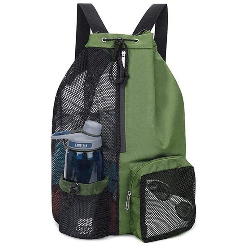 Drawstring Mesh Backpack for Gym view 8