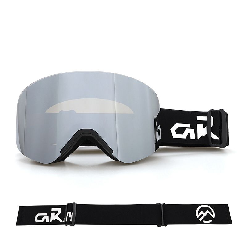 New Magnetic Ski Goggles with Cylindrical Lens view 9