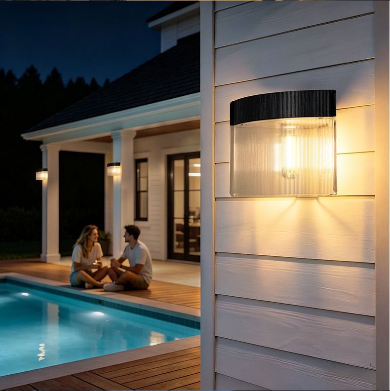Solar Powered Outdoor Wall Lamp with Radar Motion Sensor view 10