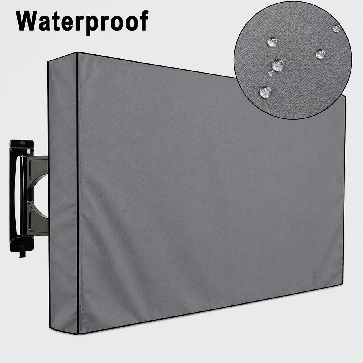 Weatherproof Outdoor TV Cover for Wall-Mounted Flat Screens – Waterproof view 2