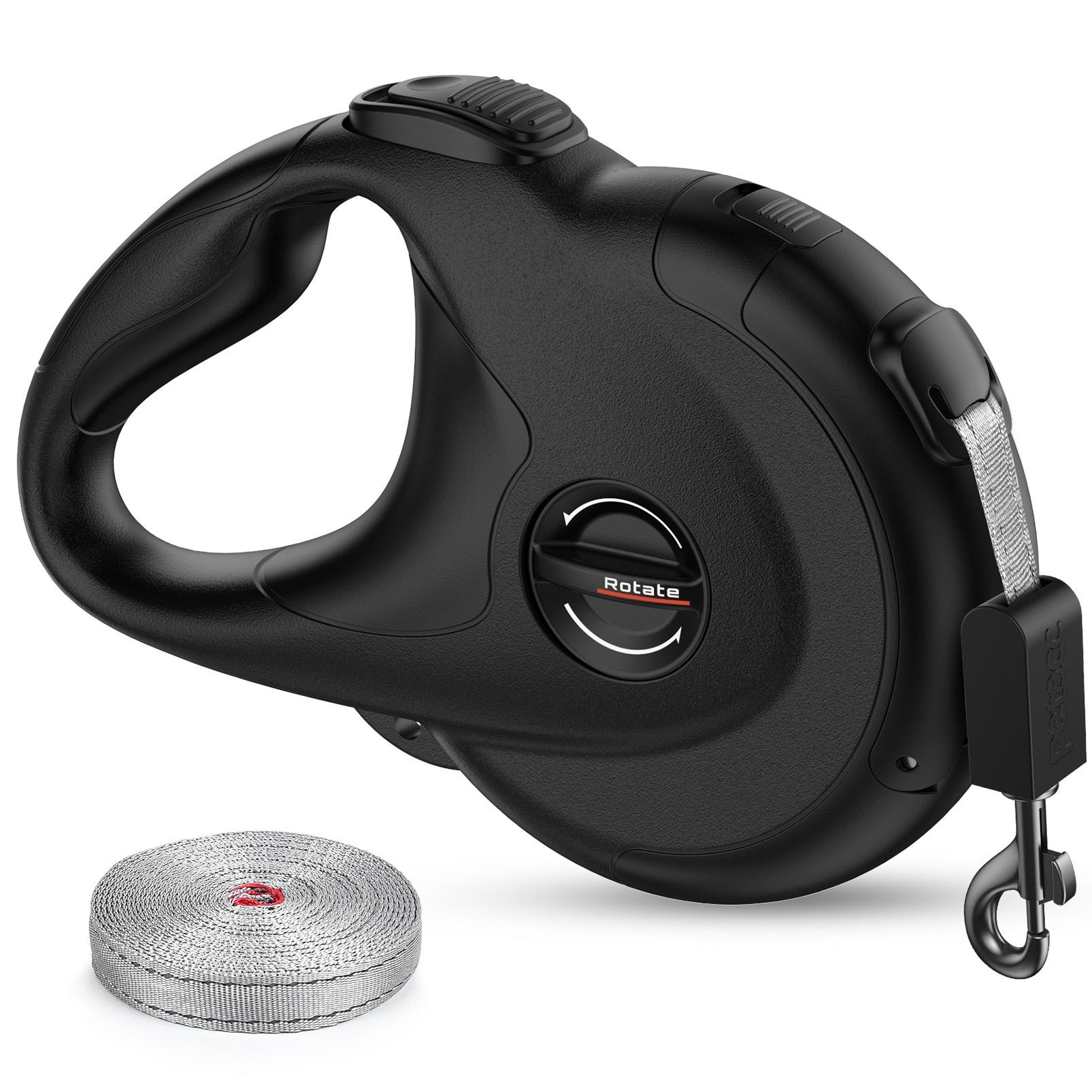 Retractable Dog Leash with Replaceable Rope — image 1