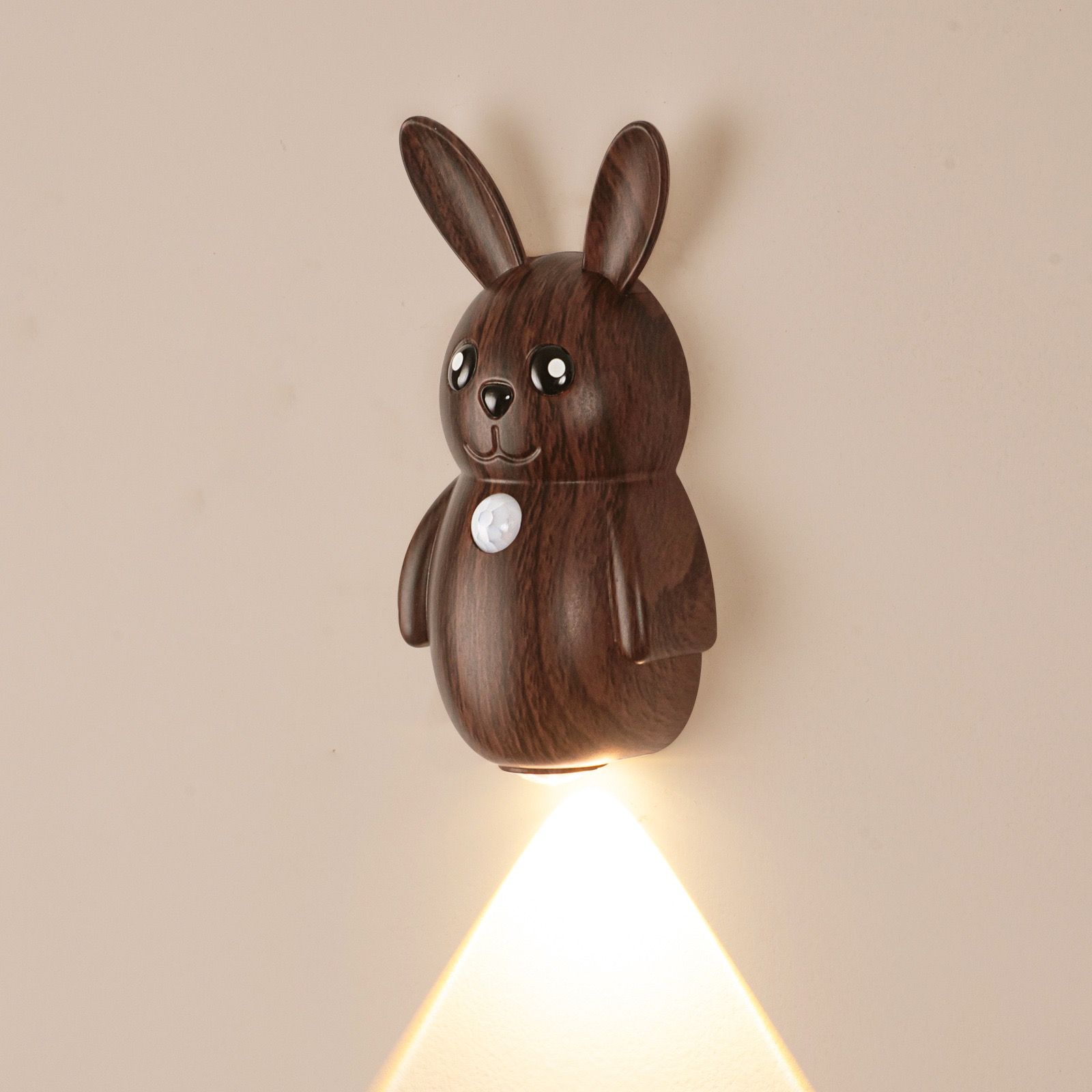 Adorable Cartoon Rabbit LED Motion Sensor Wall Light view 13
