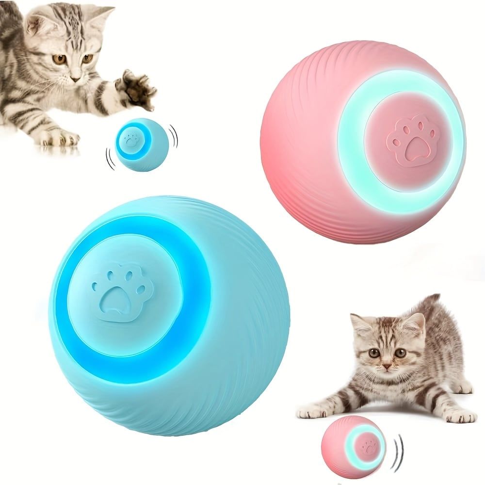 Interactive Rolling Cat Toy Ball with Automatic Movement view 3