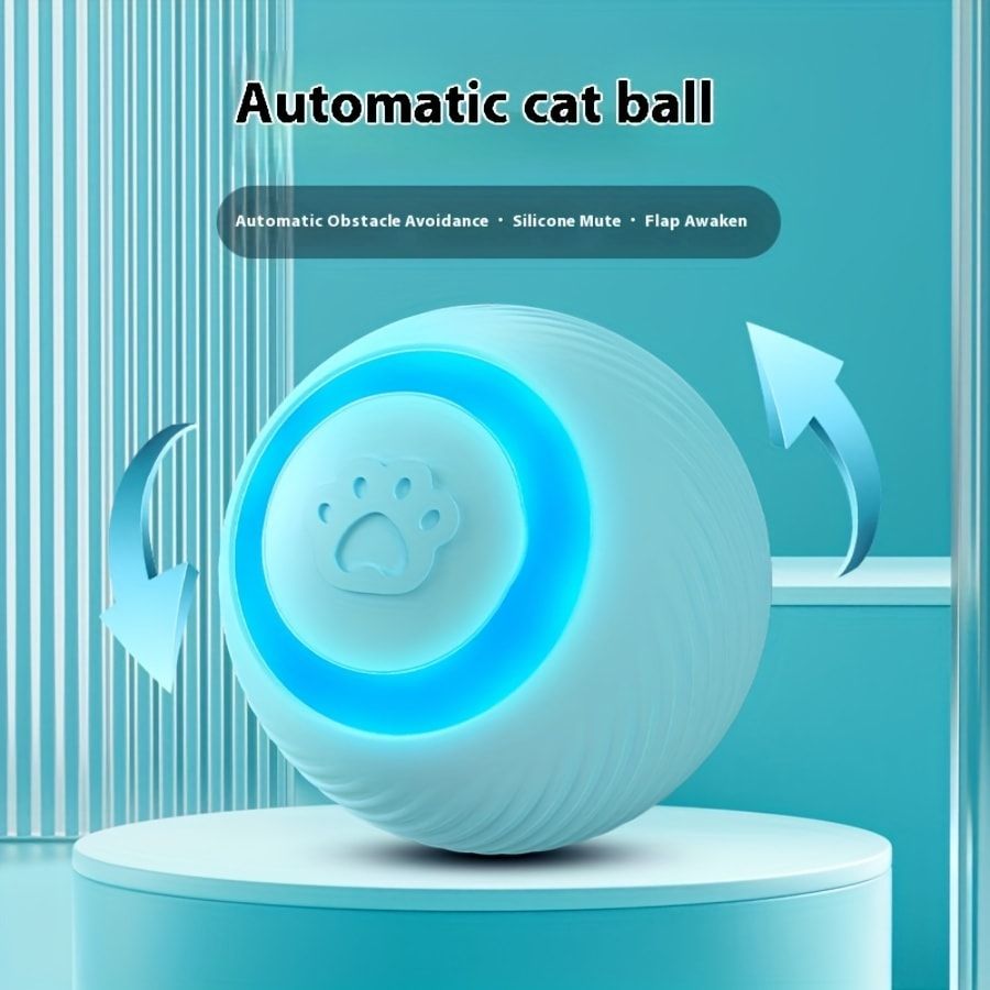 Interactive Rolling Cat Toy Ball with Automatic Movement view 5