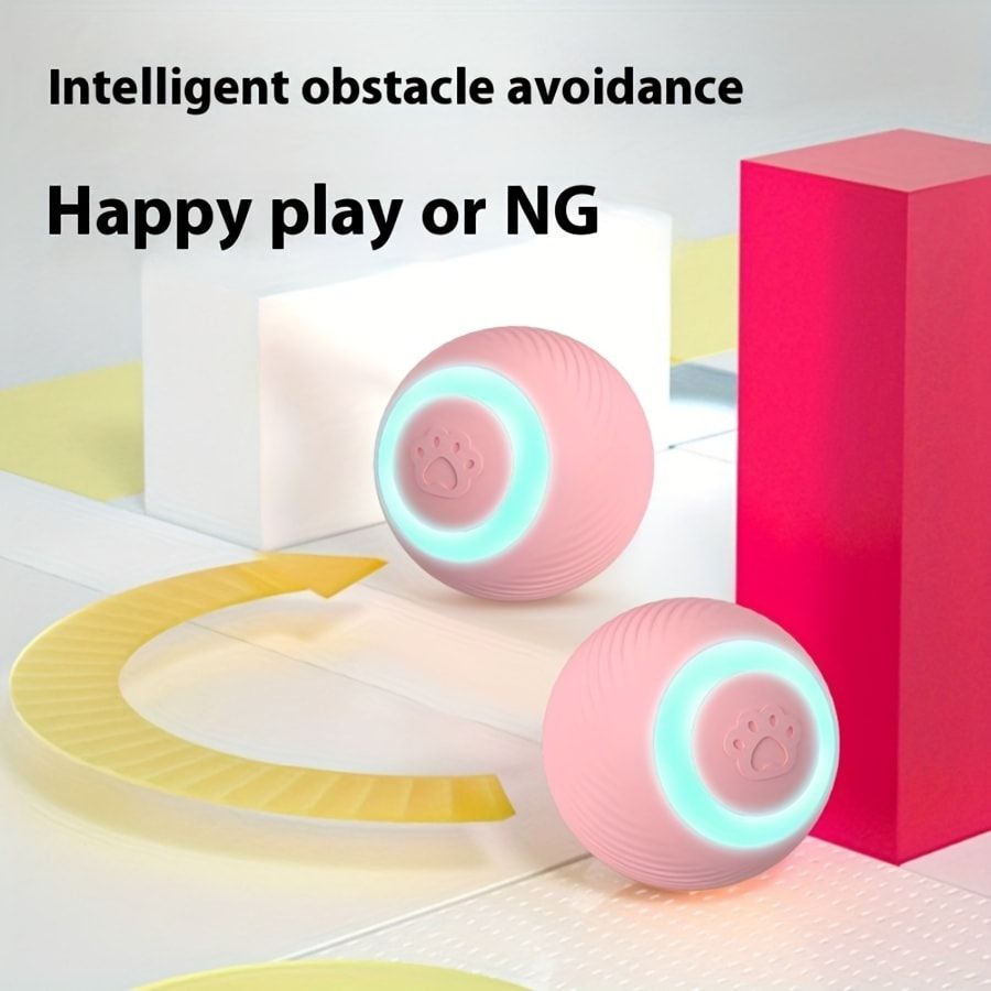 Interactive Rolling Cat Toy Ball with Automatic Movement view 6