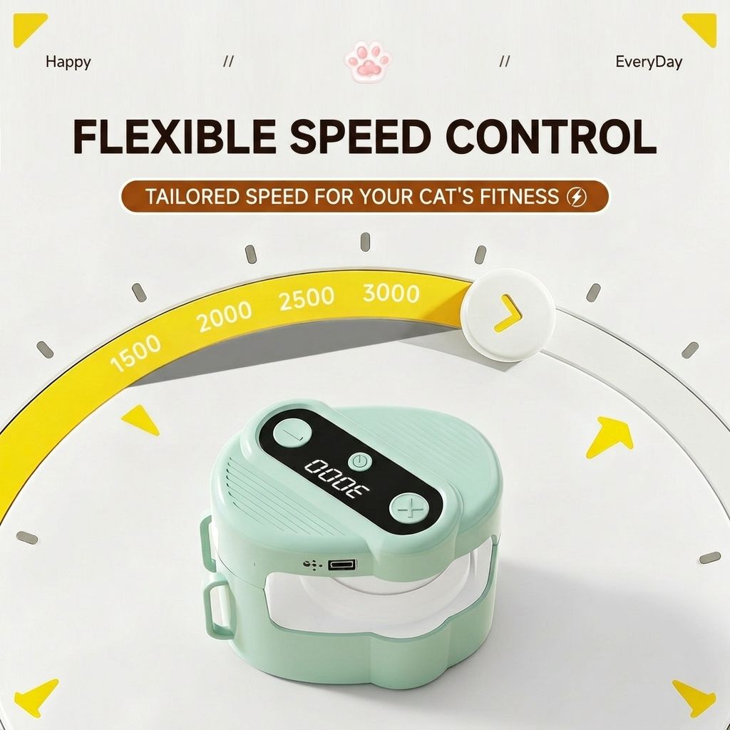 Interactive Rolling Cat Toy with Feather Wand Attachment – Auto-Moving view 6
