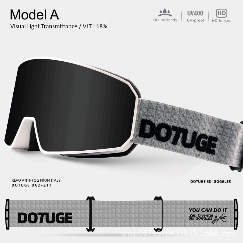 DOTUGE DGZ-Z11 Ski Goggles with Italian REVO Coating view 11