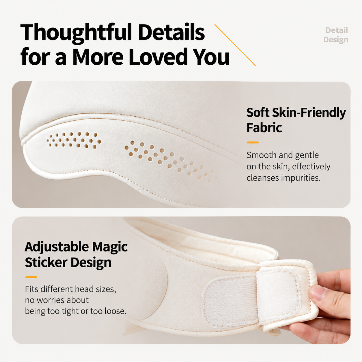 Head and Eye Wraparound Massager with Adjustable Strap and Handheld Controller view 13