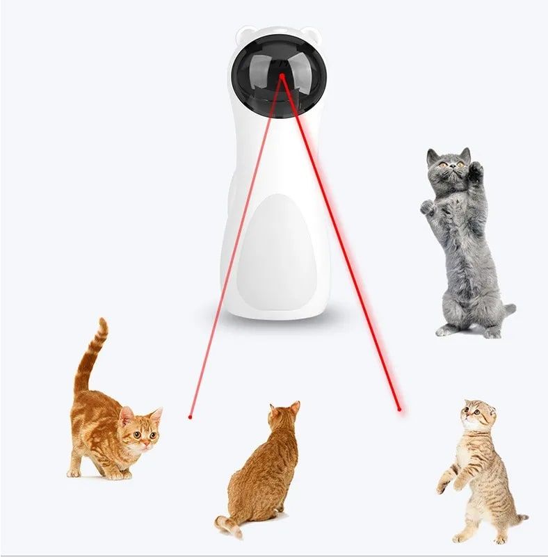 Automatic Laser Cat Toy with Interactive Rotating Light view 3