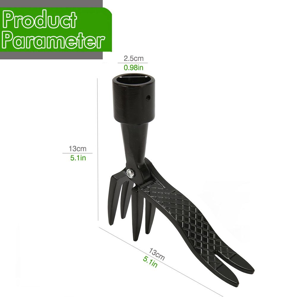 Standing Weed Puller Tool with Foot Lever and Four-Claw Gripper for Garden view 2