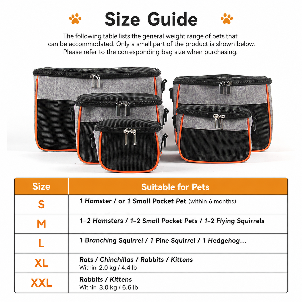 Compact Pet Carrier Sling Bag for Small Animals – Breathable Oxford Mesh view 4