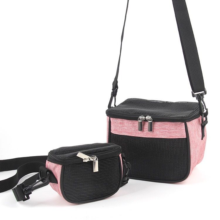 Compact Pet Carrier Sling Bag for Small Animals – Breathable Oxford Mesh view 7