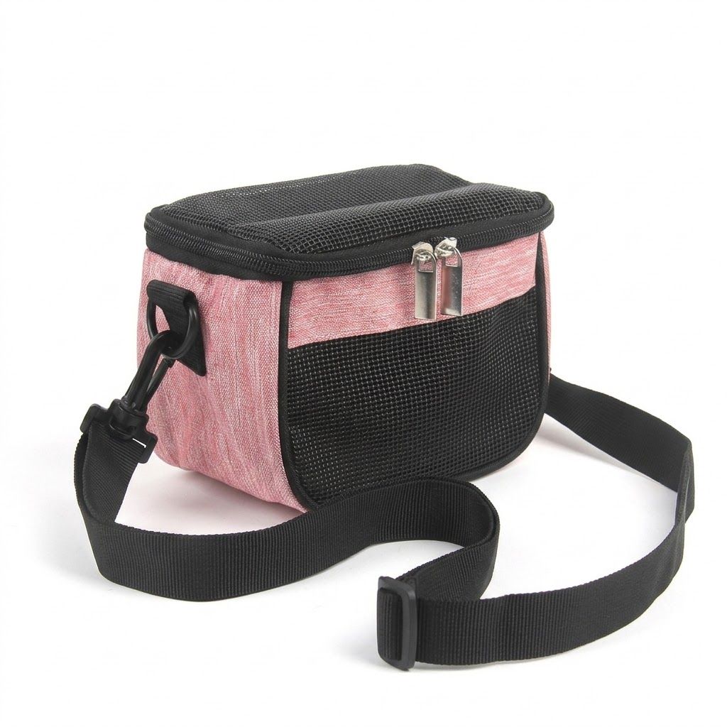Compact Pet Carrier Sling Bag for Small Animals – Breathable Oxford Mesh view 12