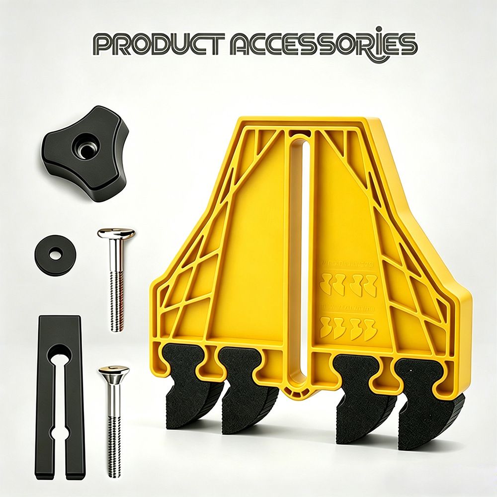 Versatile Woodworking Featherboard with EVA Pressure Teeth for Table Saws