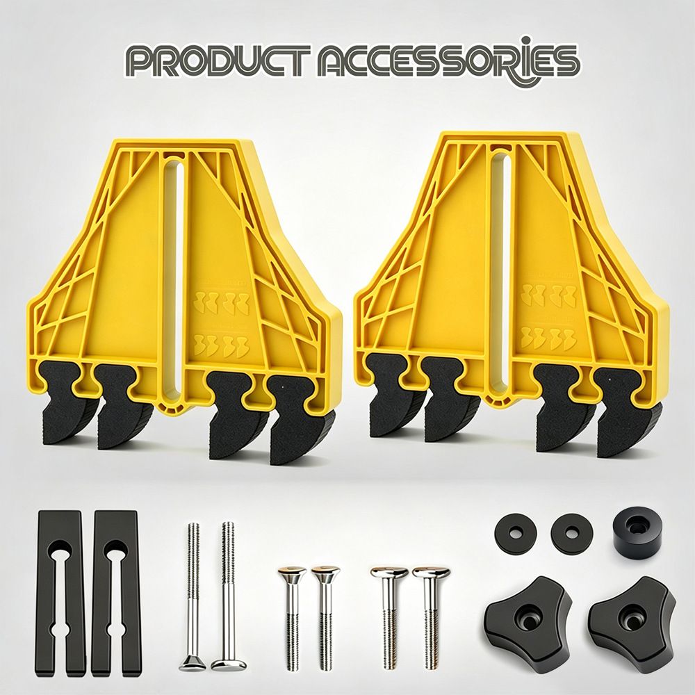 Versatile Woodworking Featherboard with EVA Pressure Teeth for Table Saws