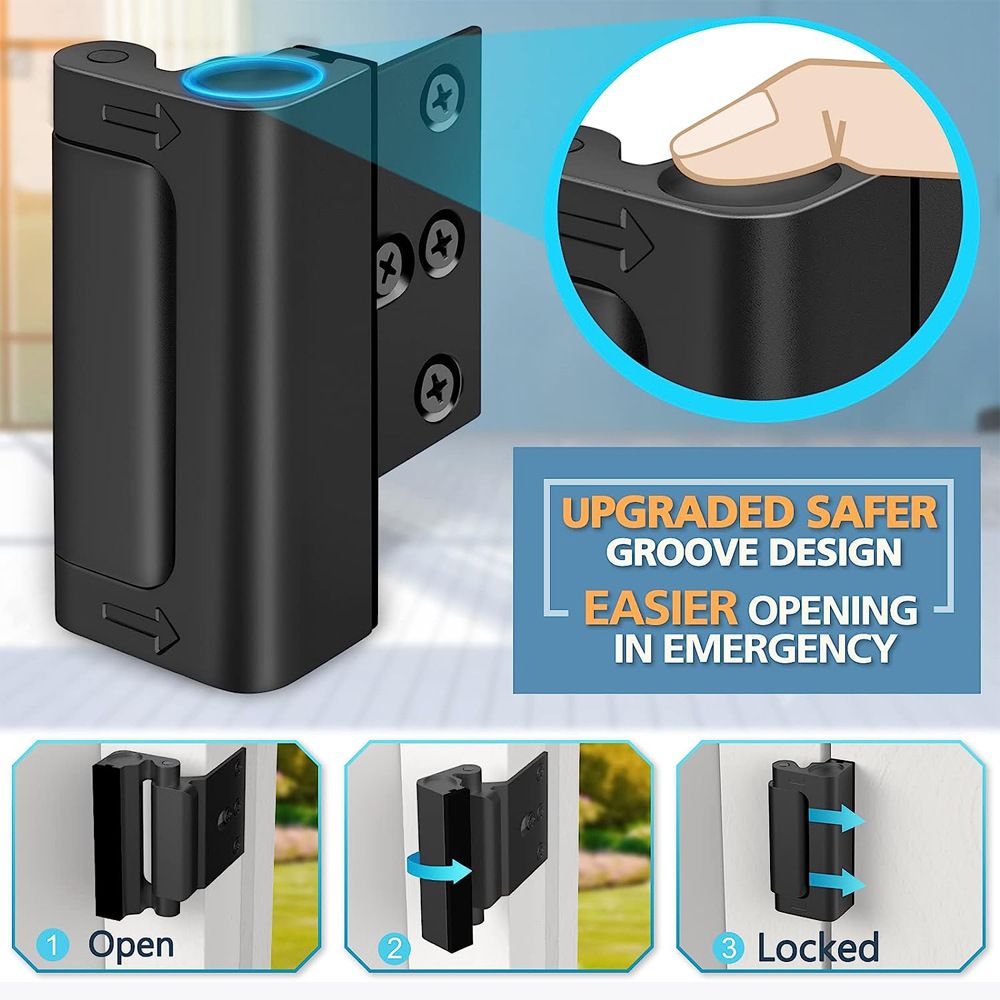 Heavy Duty Flip Door Lock for Home Security view 7