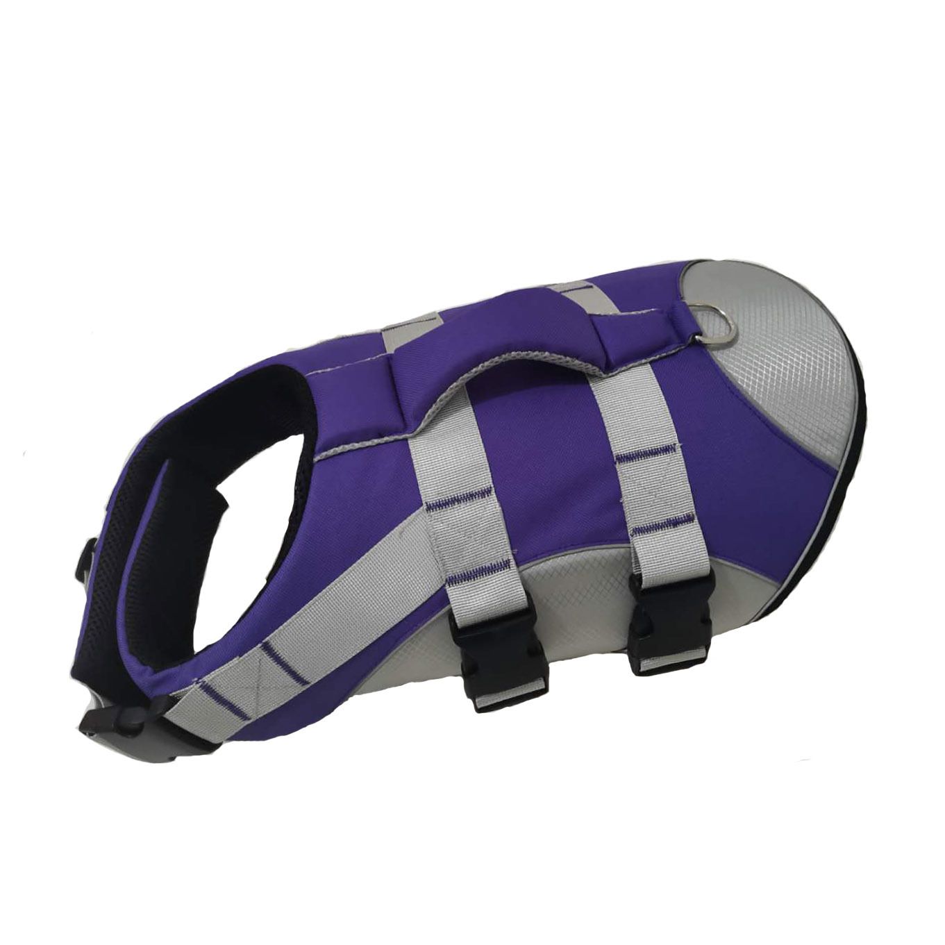 Dog Life Jacket Pet Swim Vest with Rescue Handle Reflective Strips Adjustable view 12