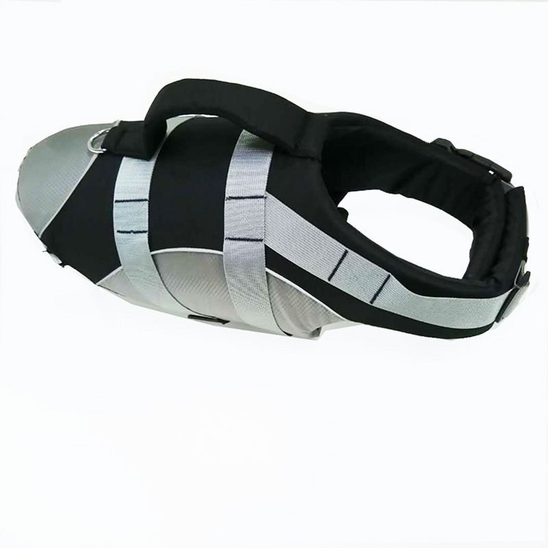 Dog Life Jacket Pet Swim Vest with Rescue Handle Reflective Strips Adjustable view 15