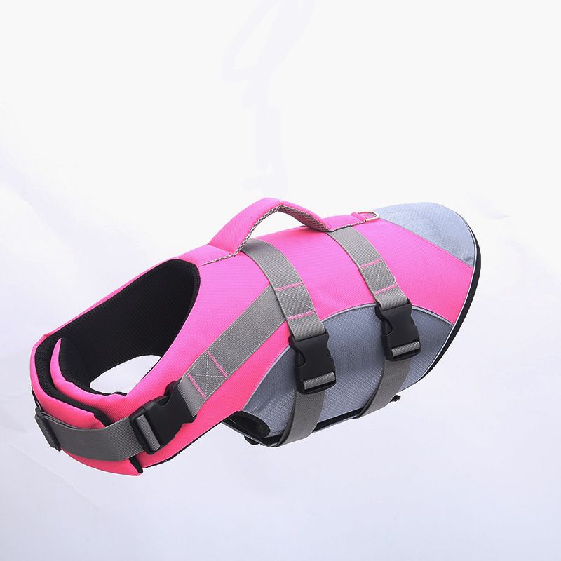 Dog Life Jacket Pet Swim Vest with Rescue Handle Reflective Strips Adjustable view 14