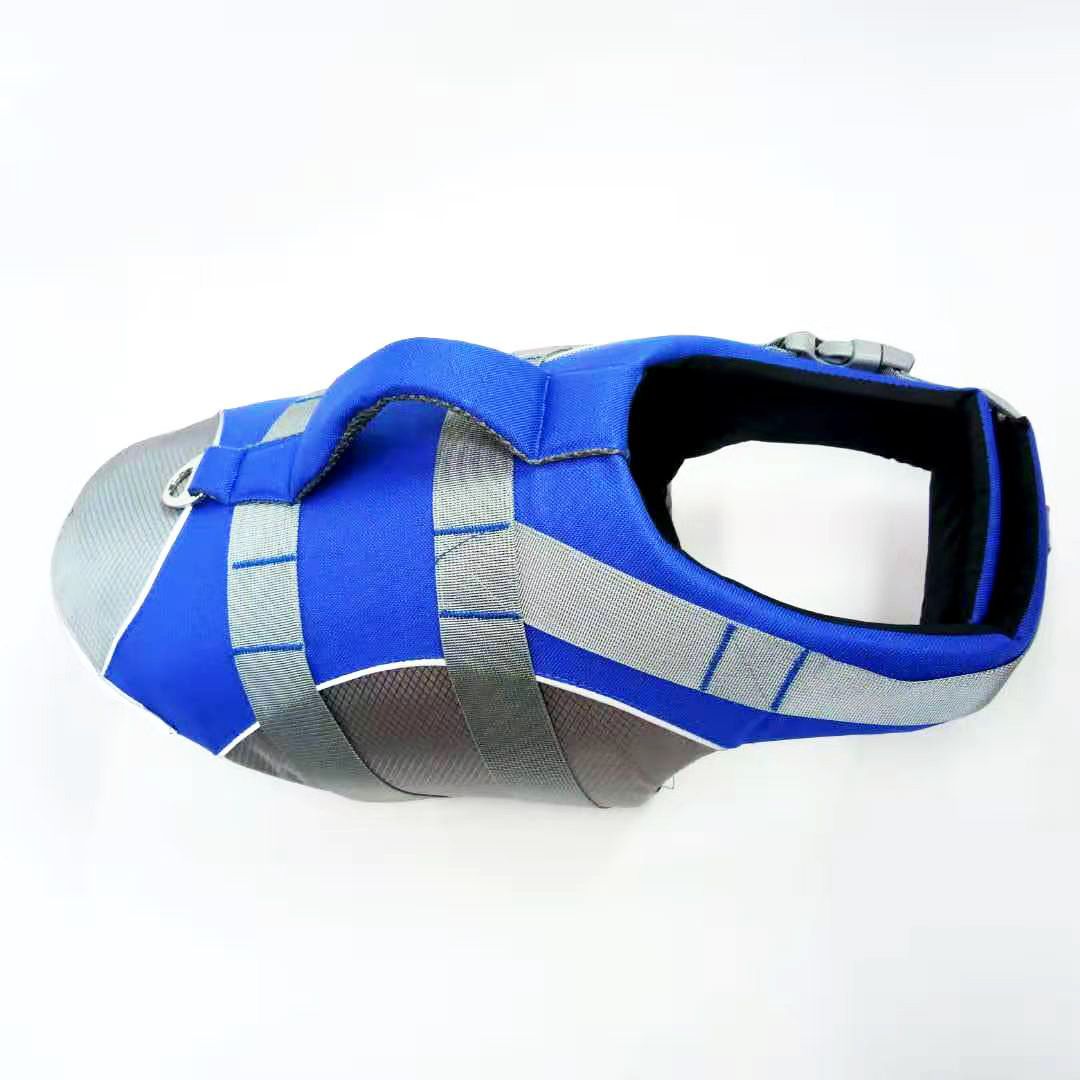Dog Life Jacket Pet Swim Vest with Rescue Handle Reflective Strips Adjustable view 11