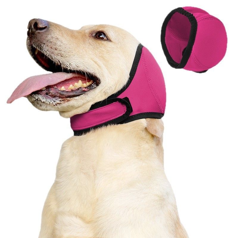 Dog Ear Covers Waterproof Swim Head Wrap Noise Reduction Calming Hood for view 8