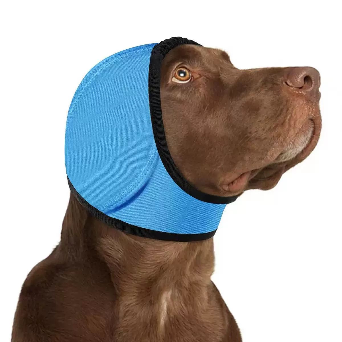 Dog Ear Covers Waterproof Swim Head Wrap Noise Reduction Calming Hood for view 12