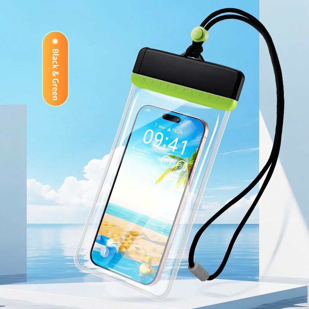 Waterproof Phone Pouch with Adjustable Lanyard view 13