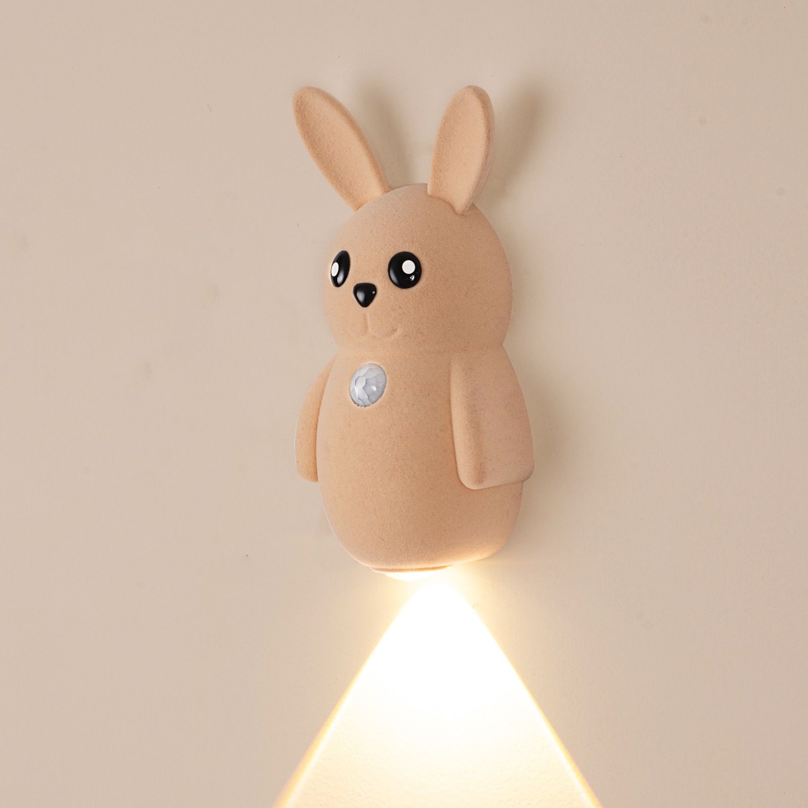 Adorable bunny-shaped motion sensor wall light with magnetic mounting view 10