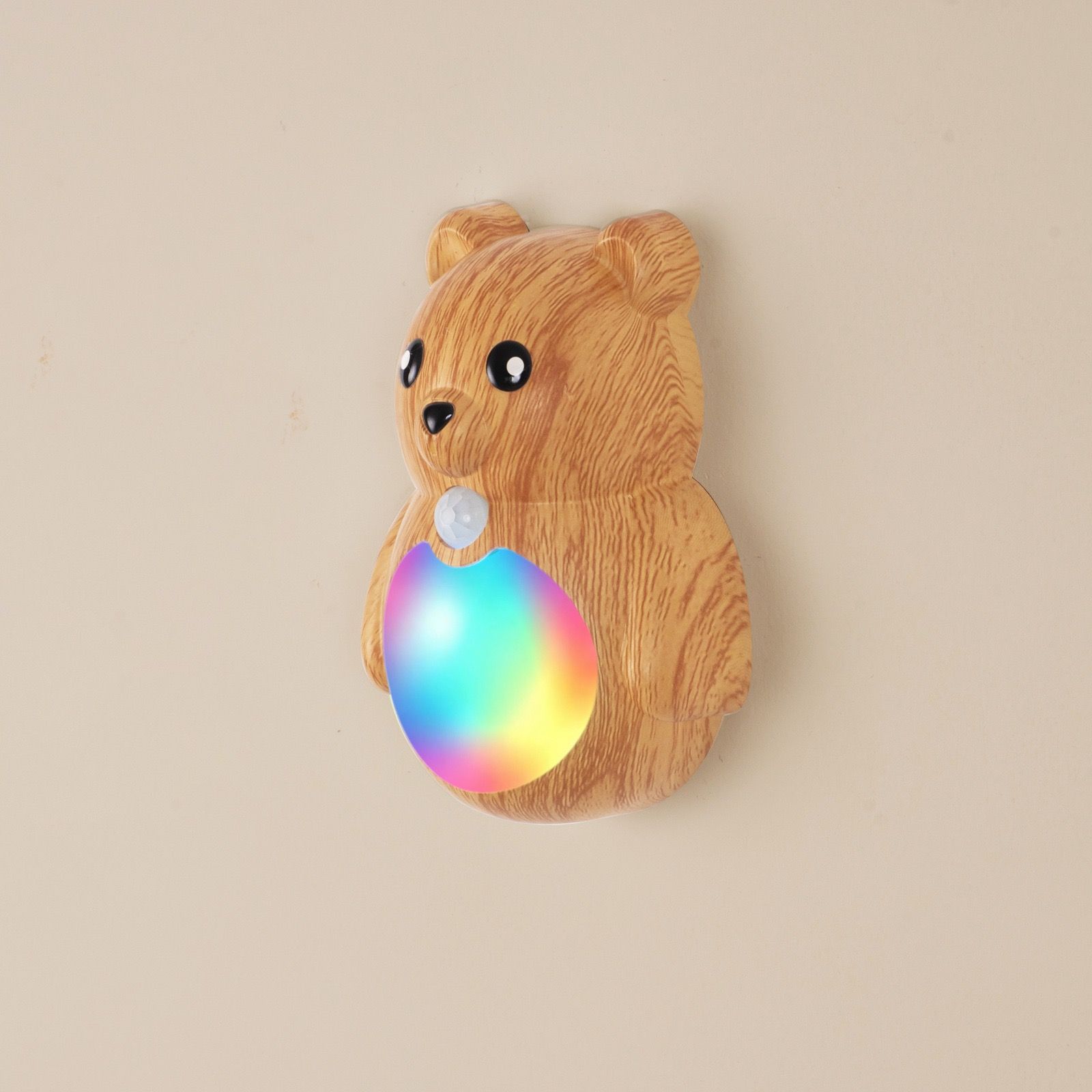 Adorable Cartoon Bear Magnetic Motion Sensor Night Light – Rechargeable LED view 13