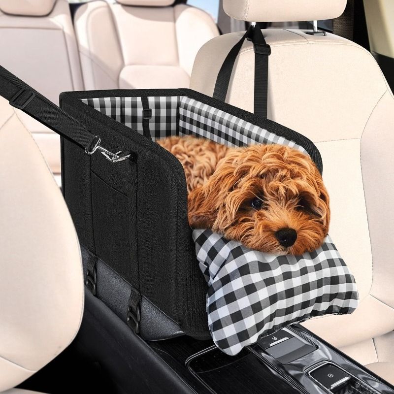 Portable Pet Car Seat for Small Dogs & Cats