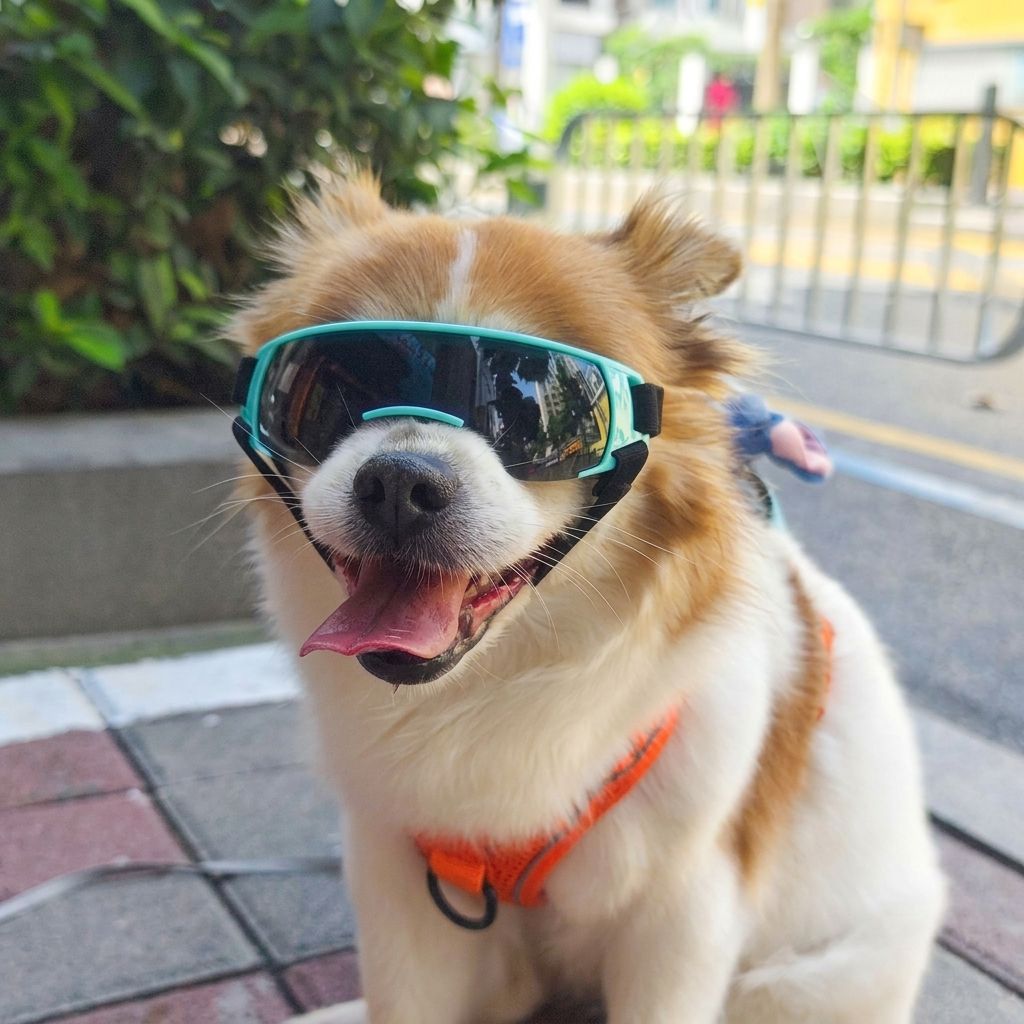 Pet Sunglasses for Small to Medium Dogs UV Protection Windproof Dog Goggles view 10