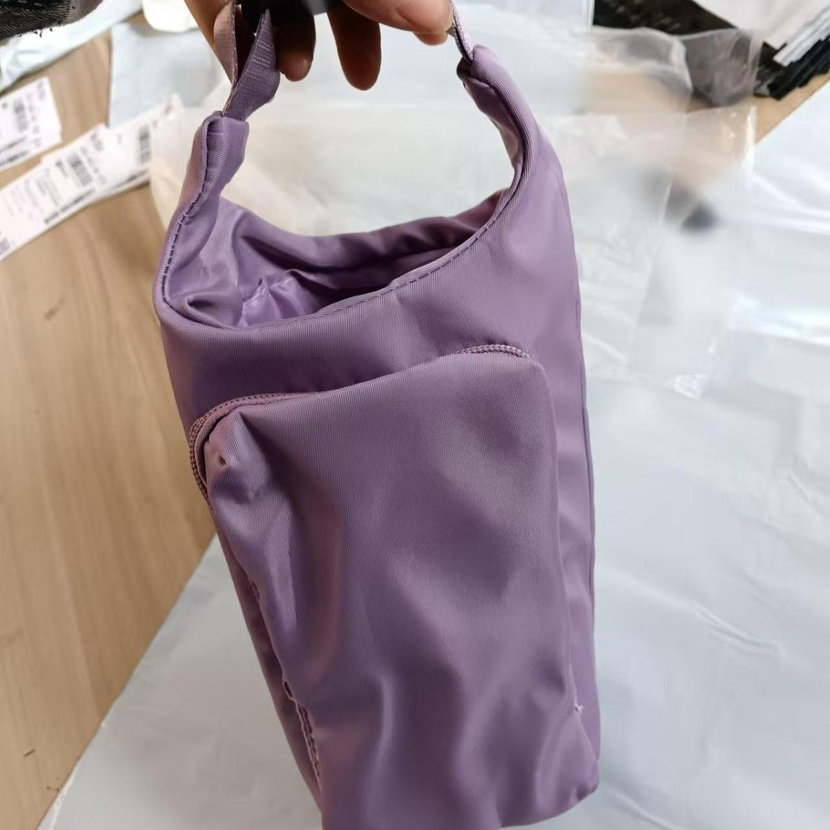Insulated Crossbody Water Bottle Carrier with Storage Pockets view 8