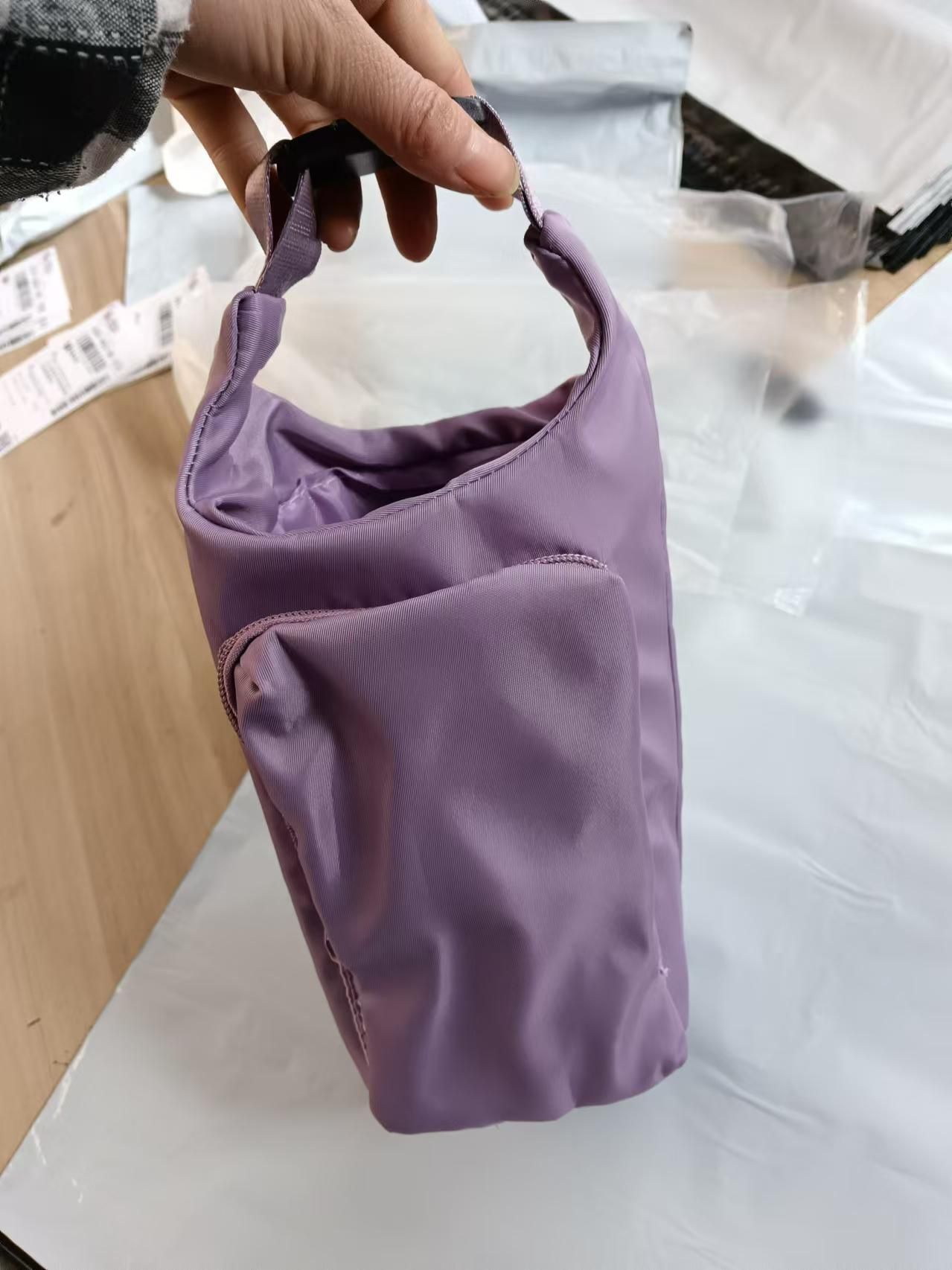 Insulated Crossbody Water Bottle Carrier with Storage Pockets view 9