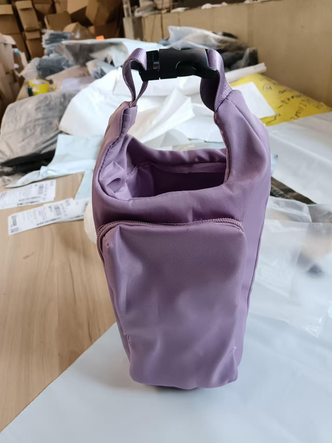 Insulated Crossbody Water Bottle Carrier with Storage Pockets view 10