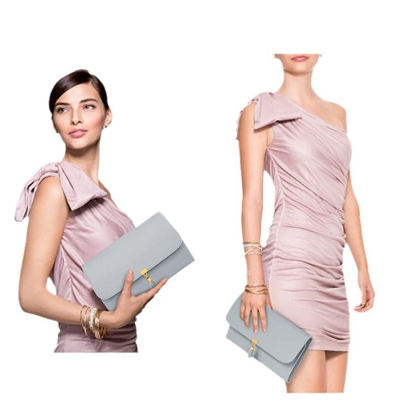 Foldable Travel Jewelry Organizer Case with Clutch Design